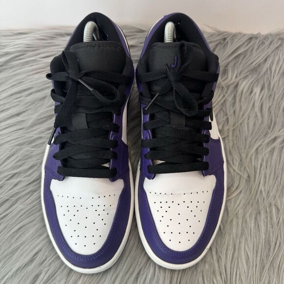 Nike Air Jordan 1 Low Court Purple Size 8.5 - Picture 5 of 16